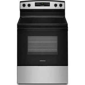 Cuisinière électrique 30 po avec très grande fenêtre de four Amana - YAER6203MSS