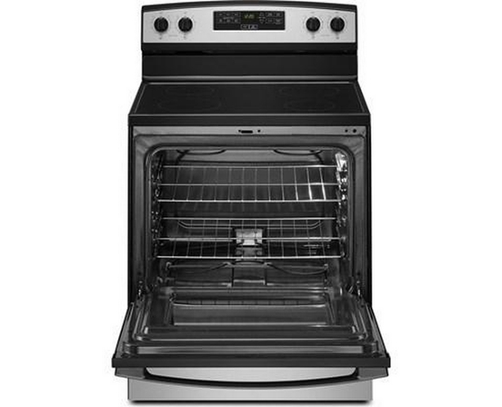 Cuisinière électrique 30 po avec très grande fenêtre de four Amana - YAER6203MSS