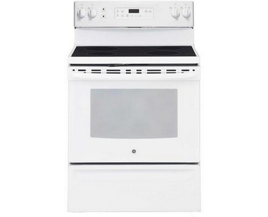 Cuisinière standard électrique de 30 po avec Autonettoyage GE - JCB630DKWW