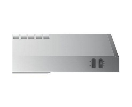 Hotte de cuisinière sous le cabinet de 30 po avec 2 vitesses GE - JVX3300SJSSC