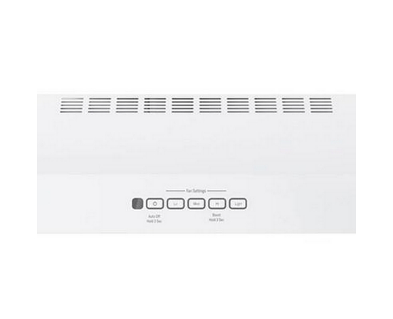 Hotte de cuisinère sous le cabinet de 30 po avec 4 vitesses GE - JVX5300DJWWC