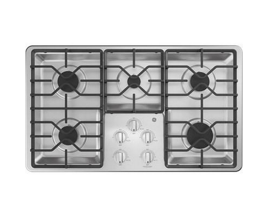 Table de cuisson encastrée à gaz avec système de brûleur MAX de 36 po GE - JGP3036SLSS