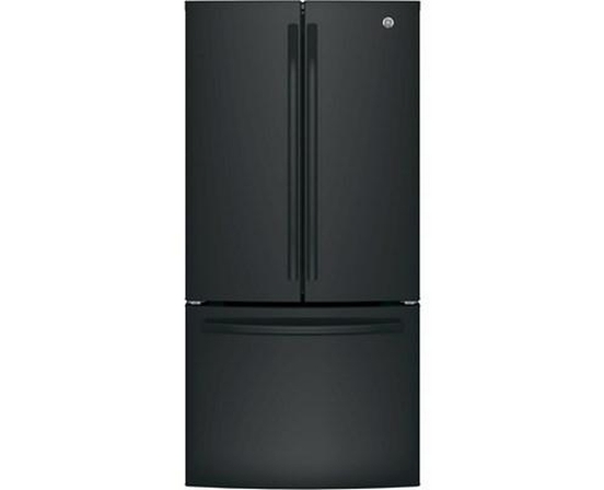 Réfrigérateur trois portes avec porte à deux battants à profondeur de comptoir de 33 po, 18,6 Pi cu. GE - GWE19JGLBB