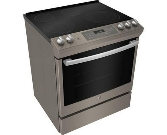 Cuisiniere encastrable électrique de 30 po avec four autonettoyant and steam clean option GE - JCS840EMES