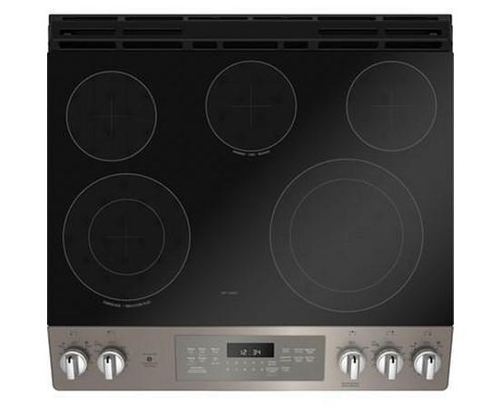 Cuisiniere encastrable électrique de 30 po avec four autonettoyant and steam clean option GE - JCS840EMES