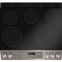 Cuisiniere encastrable électrique de 30 po avec four autonettoyant and steam clean option GE - JCS840EMES