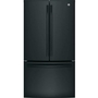 Réfrigérateur trois portes avec porte à deux battants amovible de 36 po, 27 Pi cu. avec distributeur d'eau interne GE - GNE27JGMBB