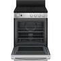 Cuisinière amovible électrique de 24 po avec dosseret détachable GE - JCAS640RMSS