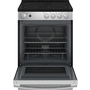 Cuisinière amovible électrique de 24 po avec dosseret détachable GE - JCAS640RMSS