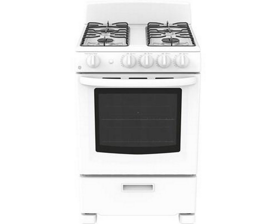 Cuisinière amovible à gaz de 24 po GE - JCGAS300DMWW