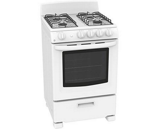 Cuisinière amovible à gaz de 24 po GE - JCGAS300DMWW