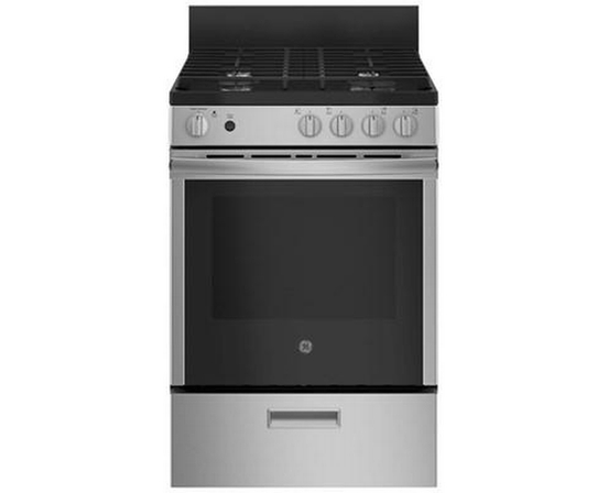 Cuisinière amovible à gaz de 24 po GE - JCGAS640RMSS