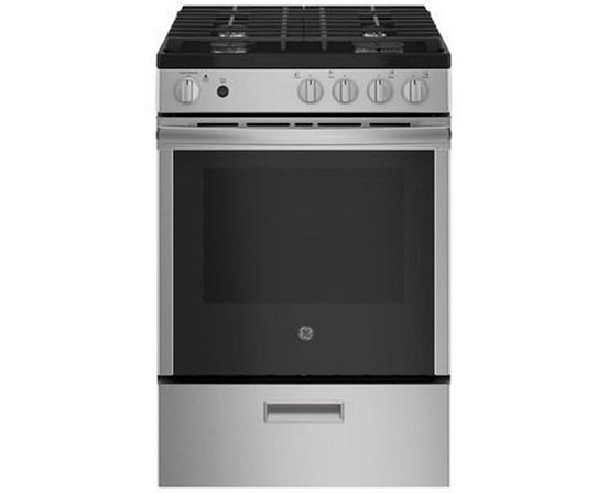 Cuisinière amovible à gaz de 24 po GE - JCGAS640RMSS