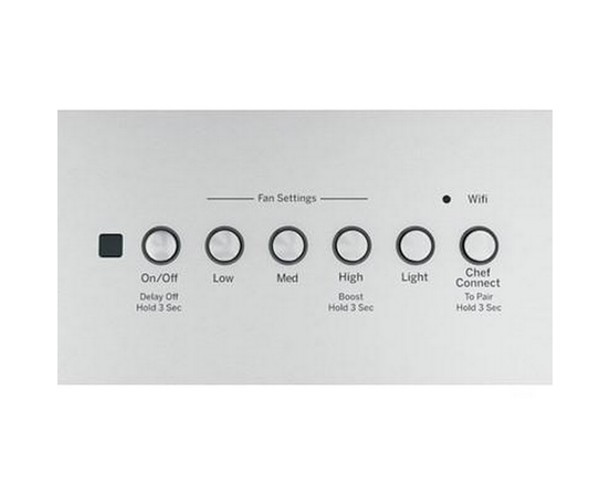 Hotte encastrable de 30 po avec éclairage DEL GE - UVC9300SLSS
