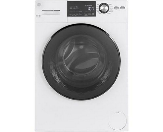 Laveuse à chargement frontale de 2,8 Pi cu. avec vapeur GE - GFW148SSMWW