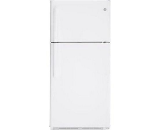 Réfrigérateur à congélateur supérieur de 30 po, 18 Pi cu. GE - GTS18FTLKWW