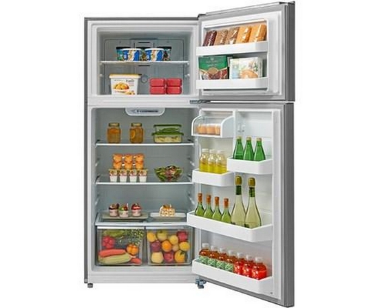 Réfrigérateur à congélateur supérieur de 30 po, 18 Pi cu. GE - GTE18FSLKSS