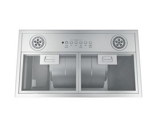 Hotte encastrable de 21 po avec éclairage DEL GE - UVC7300SLSS