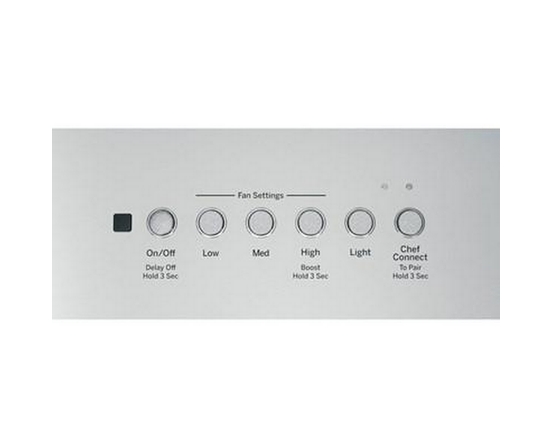 Hotte encastrable de 21 po avec éclairage DEL GE - UVC7300SLSS