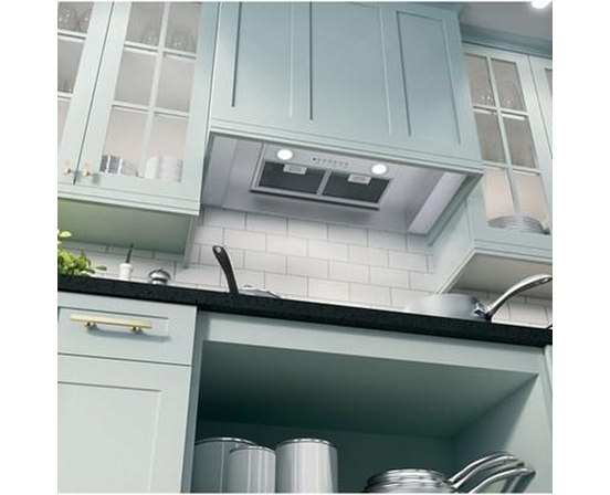 Hotte encastrable de 21 po avec éclairage DEL GE - UVC7300SLSS