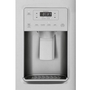 Réfrigérateur côte-à-côte à profondeur de comptoir de 36 po., 21,8 Pi cu. avec distributeur d'eau et de glaçons GE - GZS22IYNFS