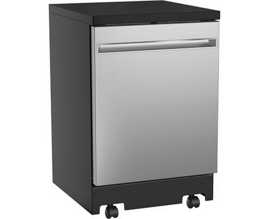 Lave-vaisselle portatif avec l'option sanitaire GE - GPT225SSLSS