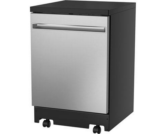 Lave-vaisselle portatif avec l'option sanitaire GE - GPT225SSLSS