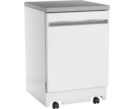 Lave-vaisselle portatif avec l'option sanitaire GE - GPT225SGLWW