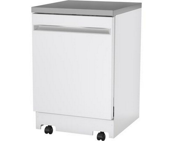 Lave-vaisselle portatif avec l'option sanitaire GE - GPT225SGLWW