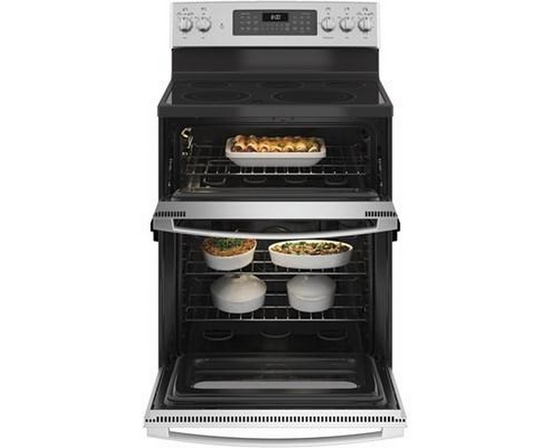 Cuisinièr amovible électrique de 30 po. avec technologie convection GE - JBS86SPSS