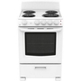 Cuisinière amovible électrique de 24 po. avec technologie Sensi-Temp GE - JCAS300DMWW
