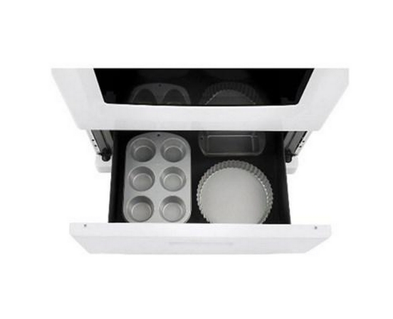 Cuisinière amovible électrique de 24 po. avec technologie Sensi-Temp GE - JCAS300DMWW