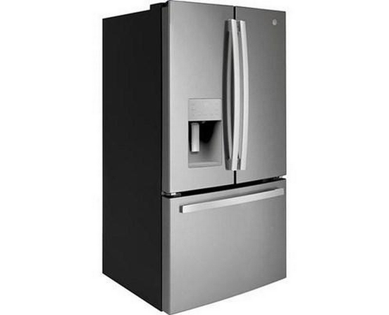 Réfrigérateur portes françaises 3-portes amovible de 36 po, 25,6 Pi cu. avec système Multiflow Air GE - GFE26JYMFS