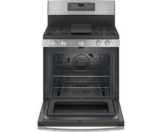 Cuisinière amovible à gaz de 30 po. avec technologie convection GE - JCGB735SPSS
