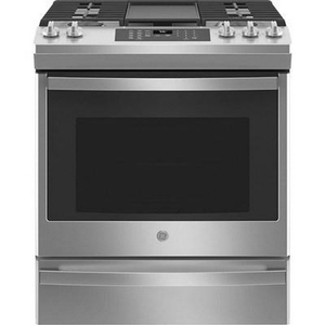 Cuisinière encastrable à gaz de 30 po. avec technologie convection GE - JCGS760SPSS