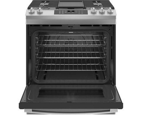 Cuisinière encastrable à gaz de 30 po. avec technologie convection GE - JCGS760SPSS