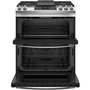 Cuisinière encastrable à gaz de 30 po. avec technologie convection européenne véritable GE - JCGSS86SPSS