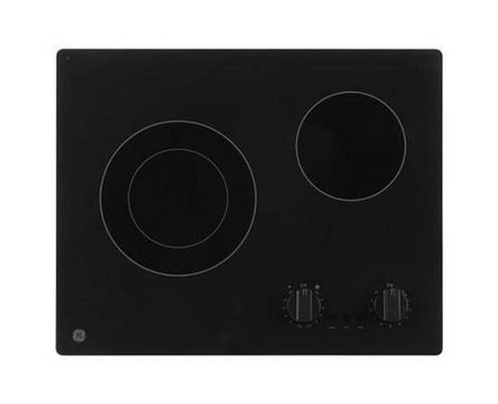 Table de cuisson encastrée électrique de 21 po GE - JP3021DPBB