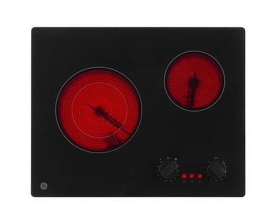 Table de cuisson encastrée électrique de 21 po GE - JP3021DPBB