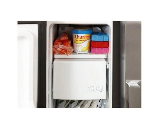 Réfrigérateur côte à côte de 33 po, 23 Pi cu. avec distributeur d'eau et de glace GE - GSS23GYPFS
