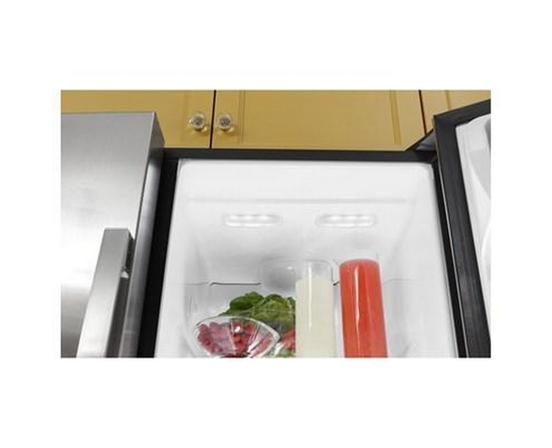 Réfrigérateur côte à côte de 33 po, 23 Pi cu. avec distributeur d'eau et de glace GE - GSS23GYPFS