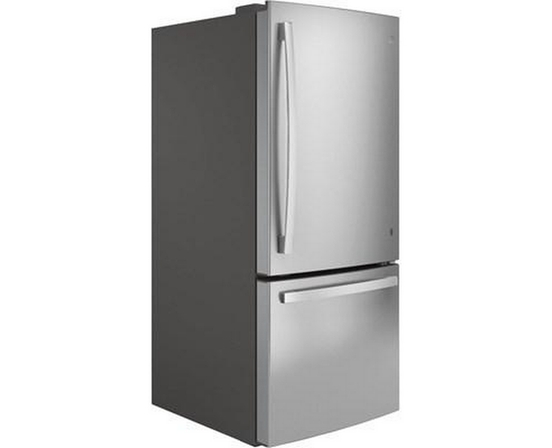 Réfrigérateur à congélateur inférieur amovible de 30 po., 21 Pi cu. avec machine à glaçons interne GE - GDE21EYKFS