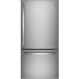 Réfrigérateur à congélateur inférieur amovible de 33 po., 24.8 Pi cu. avec machine à glaçons interne GE - GDE25EYKFS