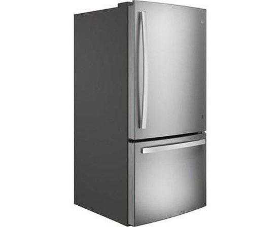 Réfrigérateur à congélateur inférieur amovible de 33 po., 24.8 Pi cu. avec machine à glaçons interne GE - GDE25EYKFS
