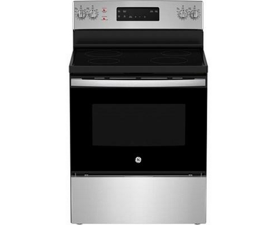 Cuisinière standard électrique de 30 po auto-nettoyante GE - JCB630SVSS