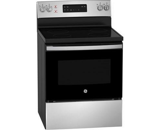 Cuisinière standard électrique de 30 po auto-nettoyante GE - JCB630SVSS