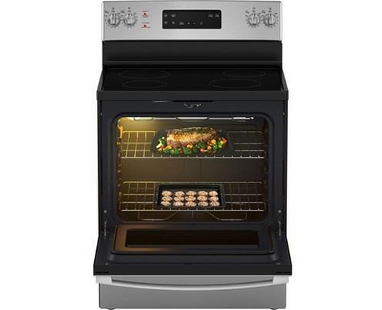 Cuisinière standard électrique de 30 po auto-nettoyante GE - JCB630SVSS