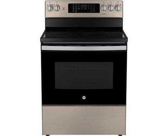Cuisinière amovible électrique de 30 po avec technologie convection européenne véritable GE - JCB840ETES