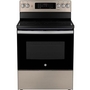 Cuisinière amovible électrique de 30 po avec technologie convection européenne véritable GE - JCB840ETES