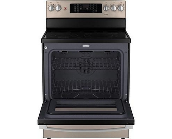 Cuisinière amovible électrique de 30 po avec technologie convection européenne véritable GE - JCB840ETES